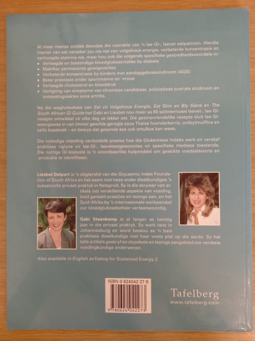 Eet vir Volgehoue Energie 2 - Gabi Steenkamp/Liesbet Delport