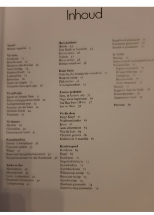 Alma Schwabe se geskenke vir die Huis