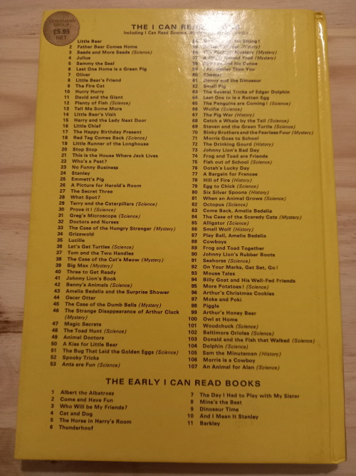 Arthur`s Christmas Cookies by Lillian Hoban (2nd impression 1977)