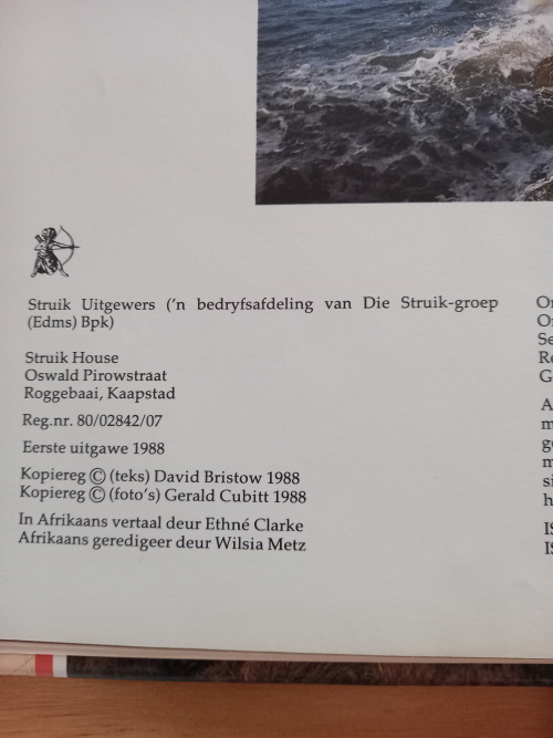 Beeldprag van Suider-Afrika deur David Bristow (1ste uitgawe 1988)
