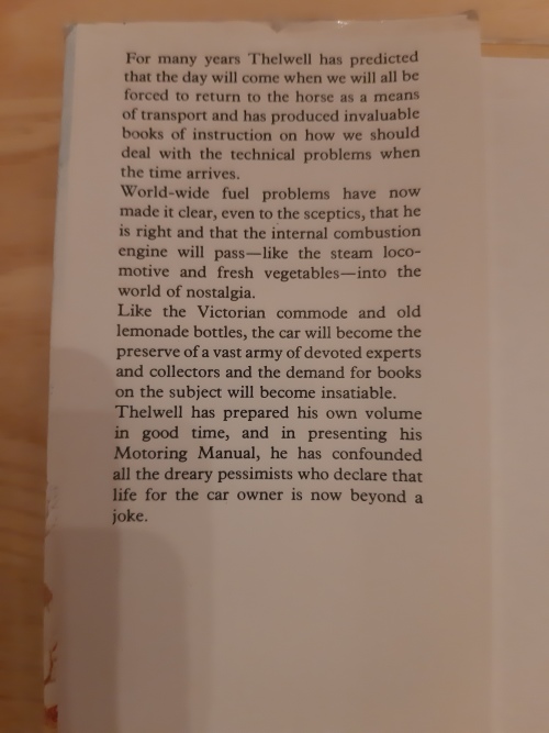 Belt up motoring manual by Thelwell`s (2nd impression 1974)