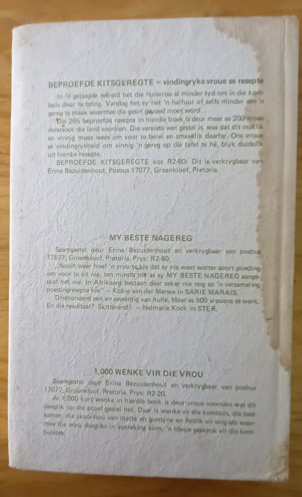 Beproefde kitsgeregte - Erina Bezuidenhout (1971)