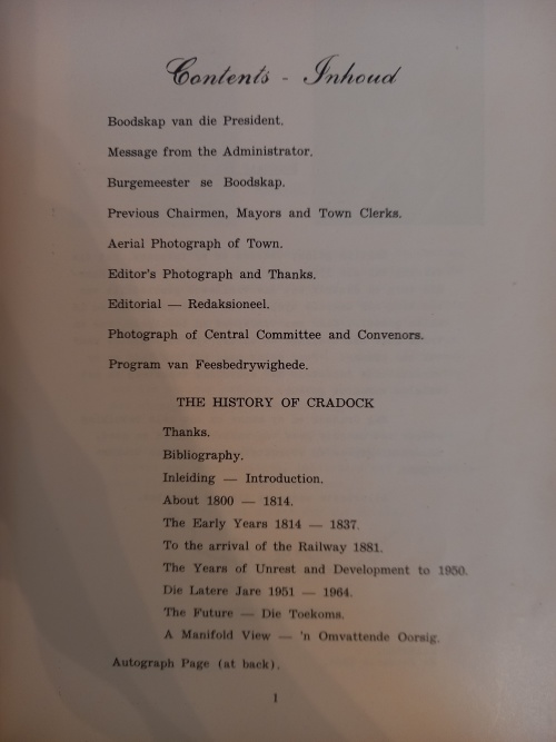 Cradock 1814-1964
