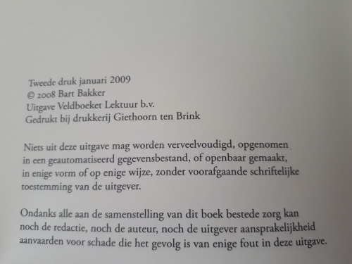 De Afrekening van oud-TCA directeur Dick Grijpink (door Bart Bakker, 2de druk 2009) Nederlands