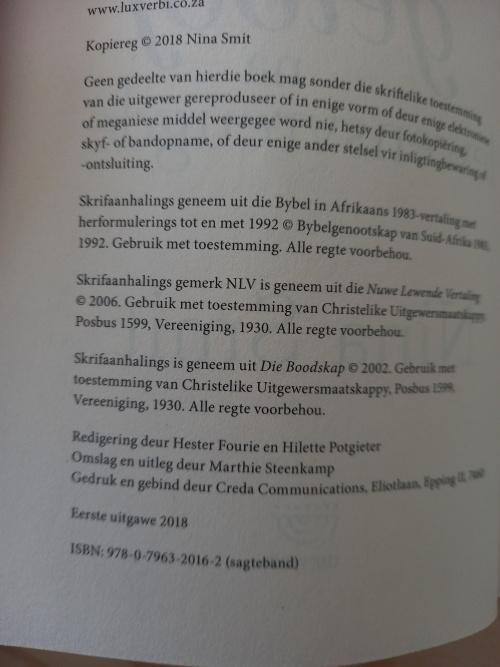 Deur dieper geloof na lewensvreugde deur Nina Smith (1ste uitgawe 2018)
