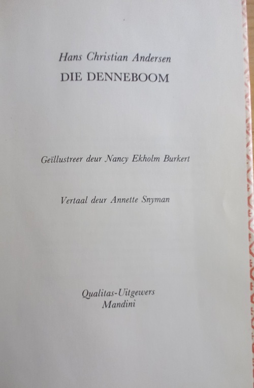 Die Denneboom - Hans Christian Andersen 1980
