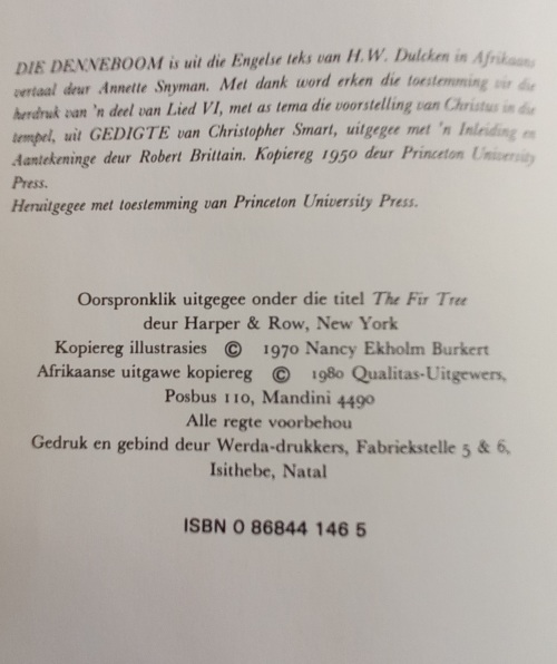 Die Denneboom - Hans Christian Andersen 1980