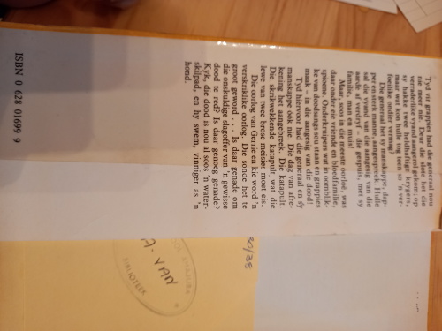 Die Oorlog en Vrede van Gerrie en Kie deur Gerhardt van Rooyen (1979)