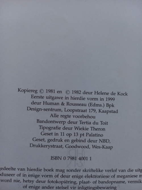 Die Riemland Tweeluik - Helena de Kock (1982)