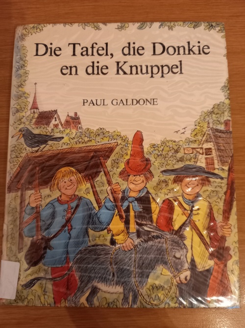 Die Tafel, die Donkie en die knuppel deur Paul Galdone