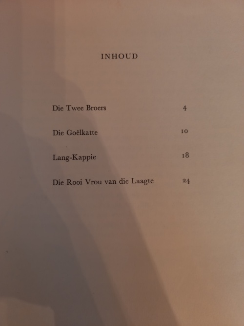 Die Twee Broers en ander Afr Kampvuurstories deur Pieter W Grobbelaar (1ste uitgawe 1971)