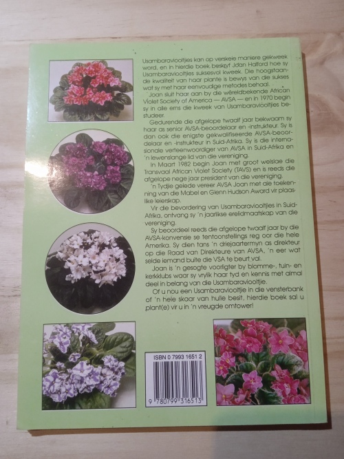 Die kweek van Usambaraviooltjies in Suider-Afrika - Joan Halford (1991)