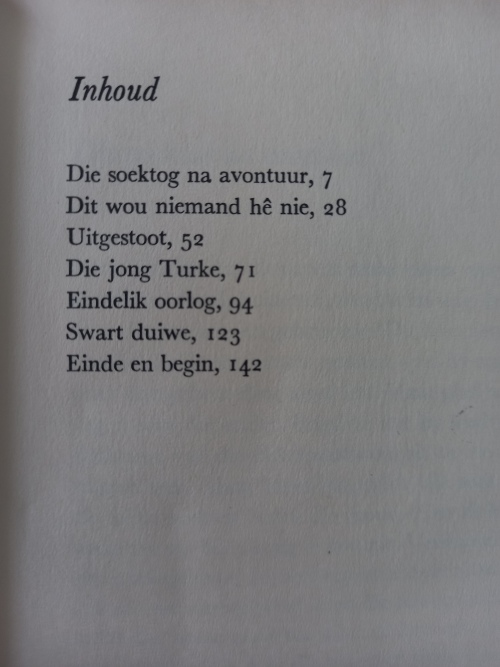 Die swart duiwe - Franz Bahl 1967