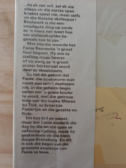 Fanie die Vlieer deur Topsy Smith (1ste uitgawe 1967)