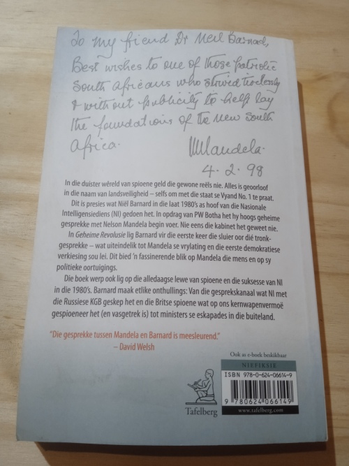 Geheime revolusie, memoires van `n spioenbaas - Niel Barnard (2015)
