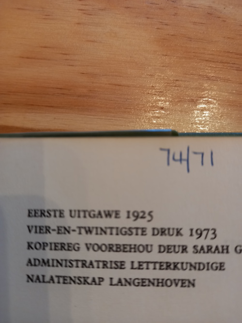 Herrie op die ou Tremspoor deur CJ Langenhoven (24ste druk 1973)