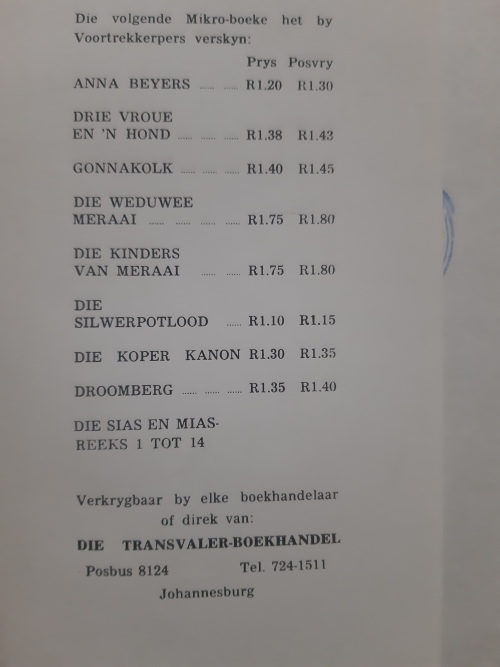 Hy koop toe vir hom `n pen deur Mikro (1968 uitgawe)