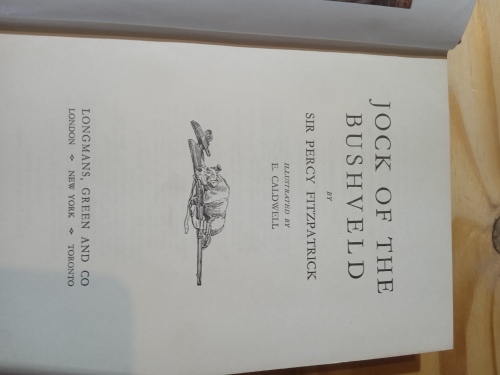 Jock of the bushveld - Sir Patrick Fitzgerald (1955)