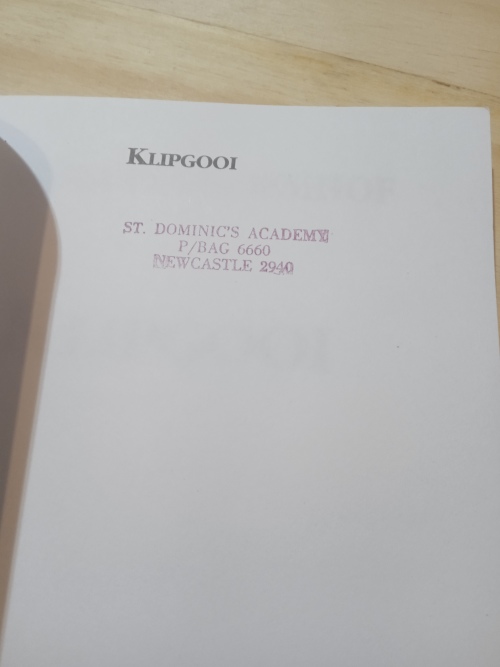 Klipgooi - Francois Bloemhof (1999)