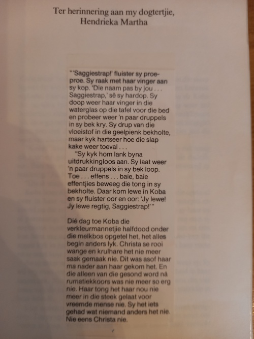 Koba deur Kowie Rossouw (1986)