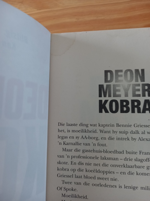 Kobra - Deon Meyer 2013