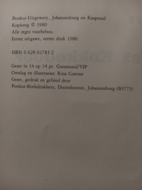 Kokkewiet Kokkedoor - R K Belcher 1980