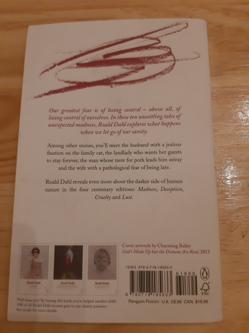 MADNESS - Tales of Fear and Unreason by Roald Dahl