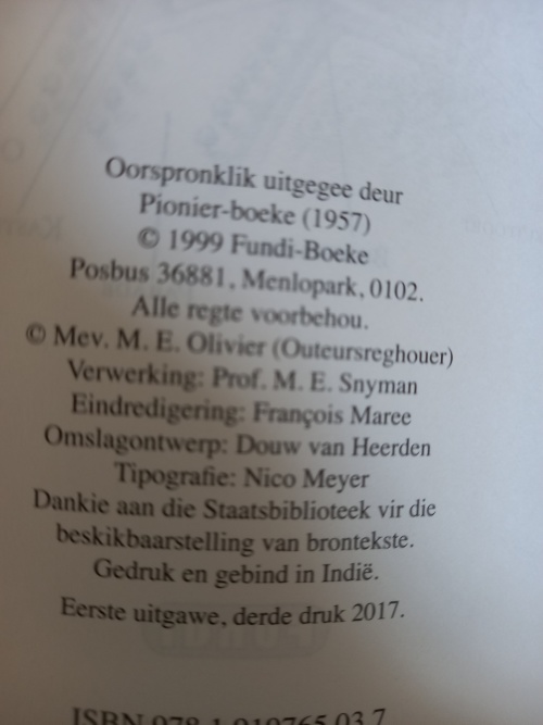 Oloff die Seerower - Die Swaardvegter Gerrie Radloff (2017)