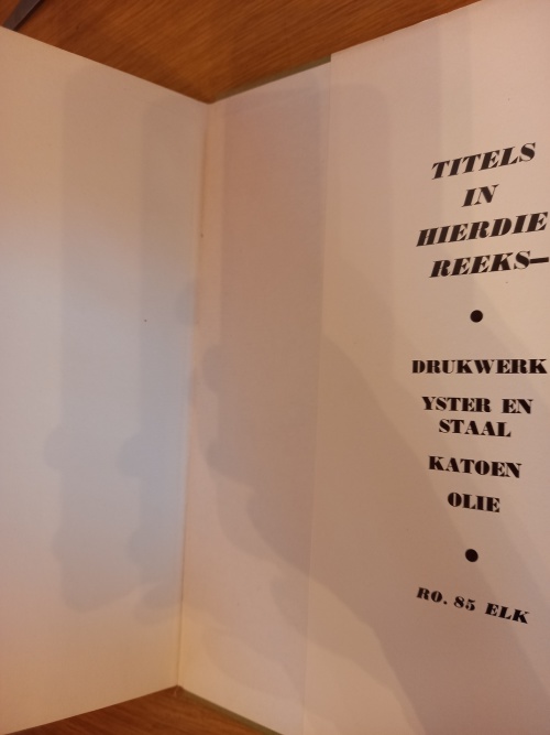 Ons Benodig Dit Reeks - Druk