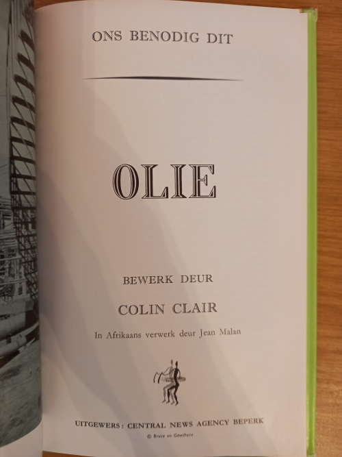 Ons Benodig dit Reeks - Olie