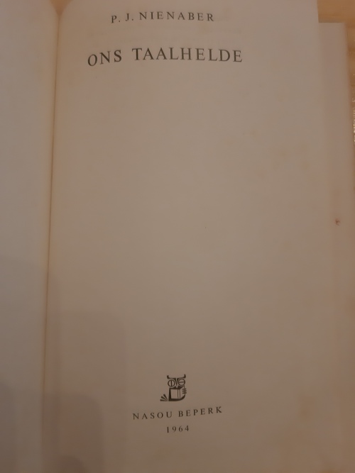 Ons Taalhelde deur P J Ninaber 1964 uitgawe