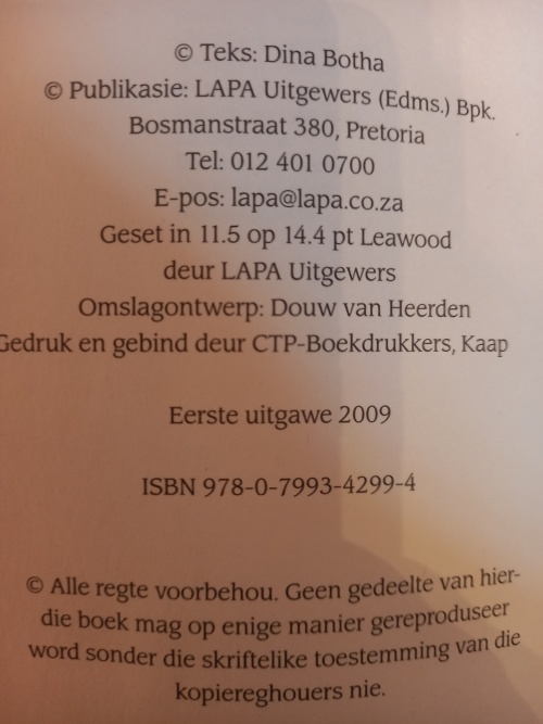 Ontwakende Passie - Dina Botha (2009)