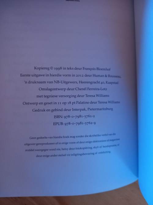 Riller 6 - Kamer 13 - Francois Bloemhof
