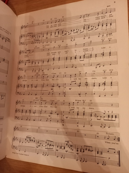 Simon and Garfunkel - Bridge over Troubled Water Sheet Music book (1970)