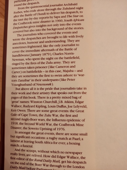 South African Despatches by Jennifer crwys-Williams (1989)