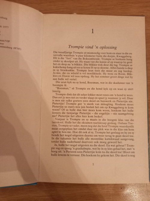TROMPIE die onnut - Topsy Smith (2de uitgawe, 1ste druk 1977)