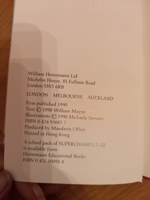 The Men of the House by William Mayne (1990)