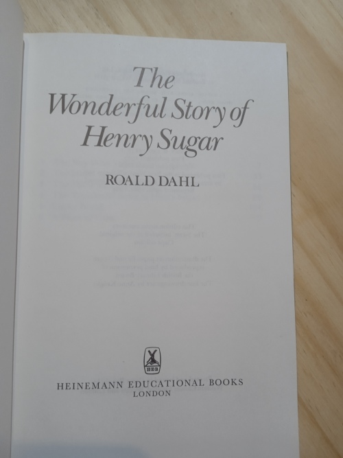 The wonderful story of Henry Sugar - Roald Dahl (1985)