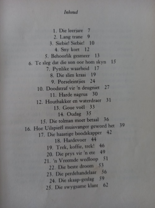 Uiltjie, Uiltjie in die spieel - Pieter W Grobbelaar 1984