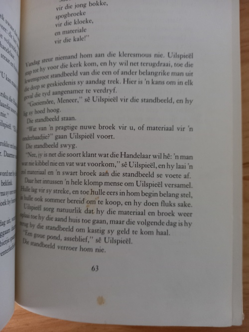 Uiltjie, Uiltjie in die spieel - Pieter W Grobbelaar 1984