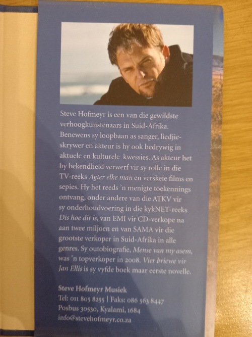 Vier briewe vir Jan Ellis - Steve Hofmeyer (*getekende kopie)