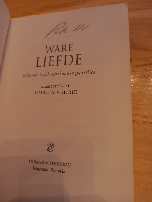 Ware Liefde saamgestel deur Corlia Fourie