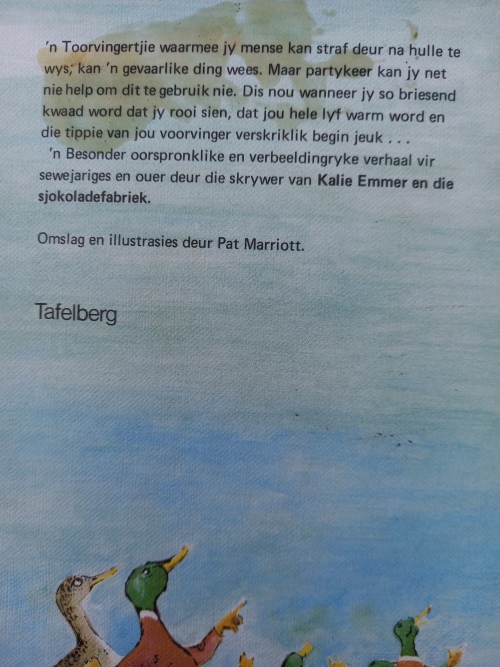 Die Toorvingertjie - Roald Dahl 1981