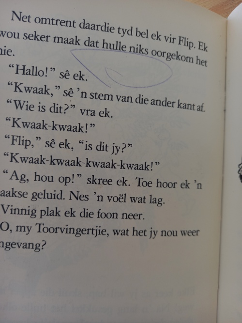 Die Toorvingertjie - Roald Dahl 1981