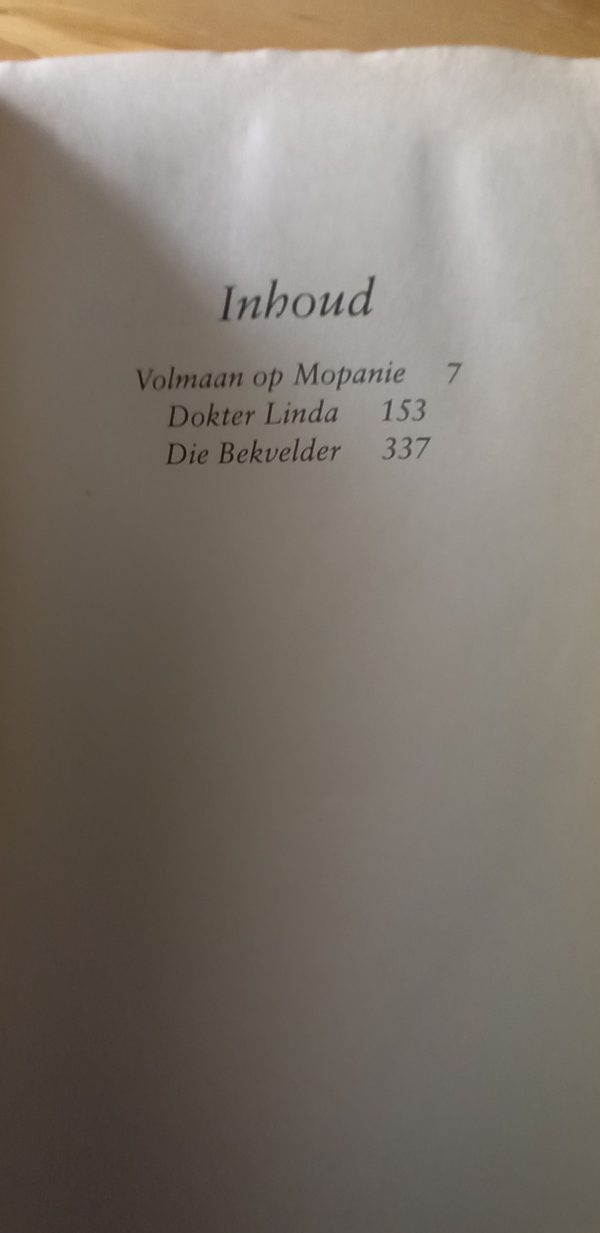 Keur 6 | Volmaan op Mopanie | Dokter Linda | Die bekvelder - Ettie Bierman (2010)