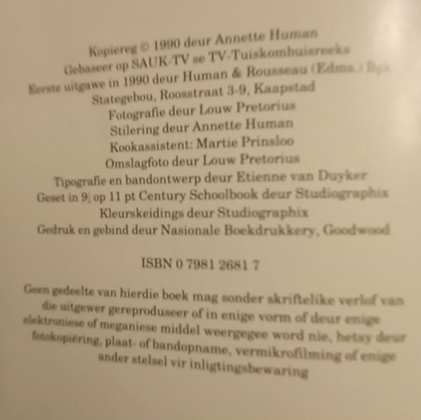 20240726_184109 Tv-tuiskombuis tradisionele treffers - Annette Human (1990)