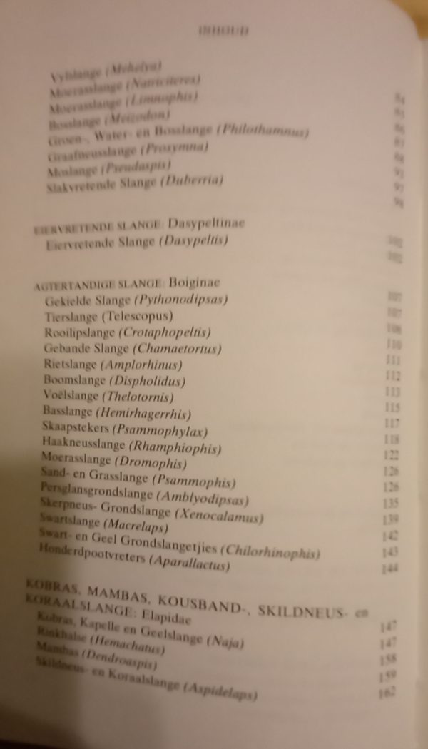 Slange van Suidelike Afrika - V F M FitzSimons (1978)