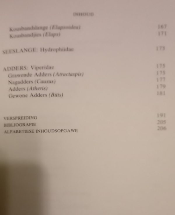 Slange van Suidelike Afrika - V F M FitzSimons (1978)