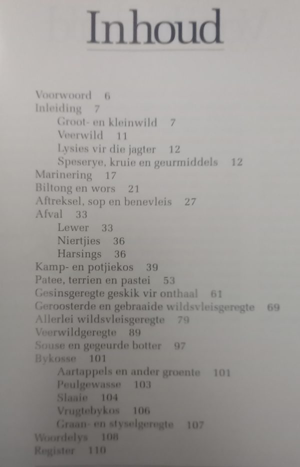 Suid Afrikaanse wildsgeregte - Rina Pont (1991)