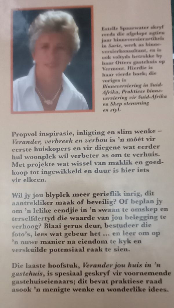 Verander verbreek en verbou - Estelle Spaarwater (1997)